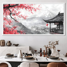 Cherry Blossom Landscape - NicheCanvas