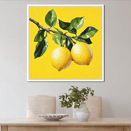 Golden Citrus - NicheCanvas