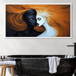 Love in Contrast - TooplesArt - NicheCanvas