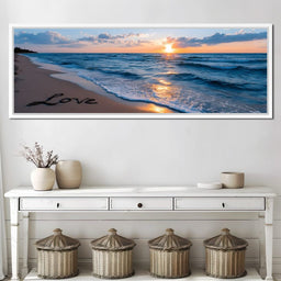 Sunset Shores Eternal Affection - NicheCanvas