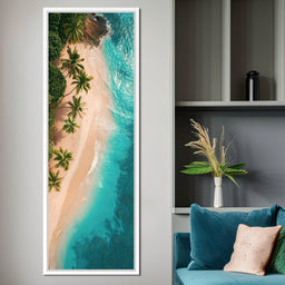 Peaceful Paradise Beach - NicheCanvas