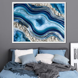 Frozen Currents Of Liquid Metal - NicheCanvas