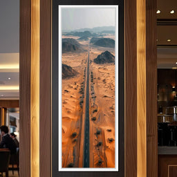 Desert Highway Serenity - NicheCanvas