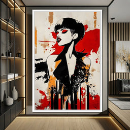 Rebellion in Sable Tones - NicheCanvas