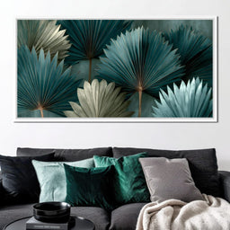Verdant Palms Held By Time - NicheCanvas