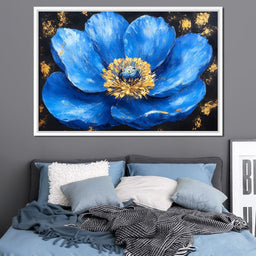 Majestic Sapphire Blossom - NicheCanvas