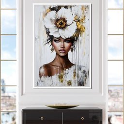 Golden Petal Elegance - NicheCanvas