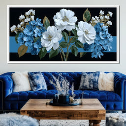 Floral Cascade Dreamscape - NicheCanvas