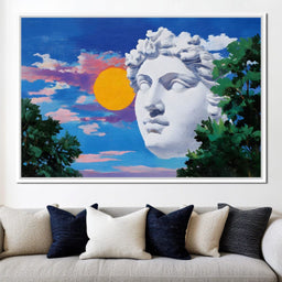 Sunlit Marble Reverie - NicheCanvas