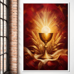 Sacred Grain and Golden Cup - NicheCanvas