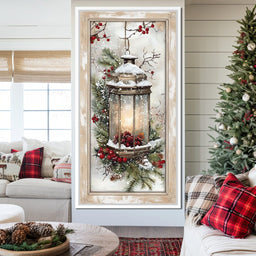 Lantern Glow Winter Enchantment - NicheCanvas