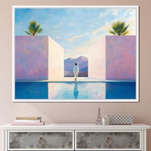Journey Through Pastel Horizons Canvas Print