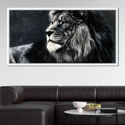 Somber Lion - NicheCanvas