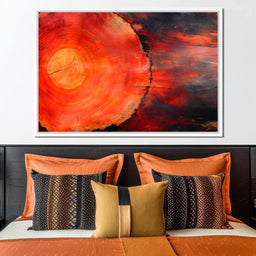 Fiery Echoes of Time - NicheCanvas