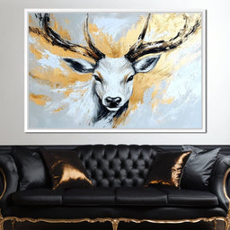 Majestic Stag Radiance - NicheCanvas