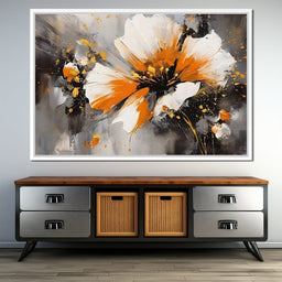 Radiant Floral Tempest - NicheCanvas