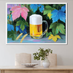 Frothy Beer Garden Delights - NicheCanvas