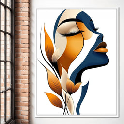 Golden Feminine Grace - TooplesArt - NicheCanvas