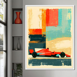 High Velocity Momentum On The Track - NicheCanvas