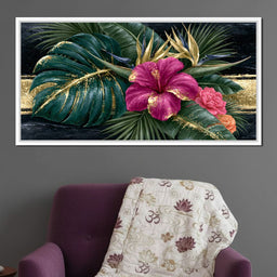 Gilded Petals Beneath The Canopy - NicheCanvas