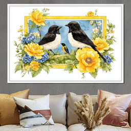 Chorus of Vibrant Blooms - NicheCanvas