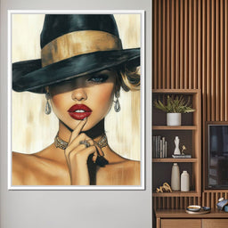 Timeless Allure Portrait Muse - NicheCanvas