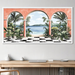 Tropical Archway - NicheCanvas