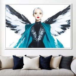 Elegance of Celestial Wings - NicheCanvas