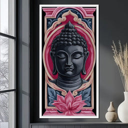 Buddha Tranquil Blossom Reflection - NicheCanvas