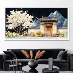 Acient Japanese City - NicheCanvas