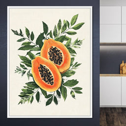 Tropical Papaya - NicheCanvas