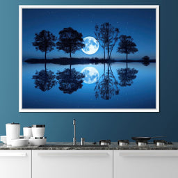 Moonlit Tranquility - TooplesArt - NicheCanvas