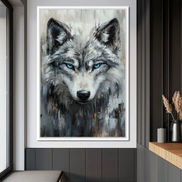 Sovereign Wolf's Stare - NicheCanvas