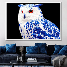 Sapphire Stare Nocturne - NicheCanvas