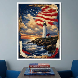 Beacon of the Coastal Morning Light - NicheCanvas