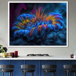Neon Sea Bloom - TooplesArt - NicheCanvas