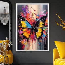 Technicolor Lepidoptera - NicheCanvas