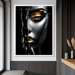 Golden Shadows Elegance - NicheCanvas