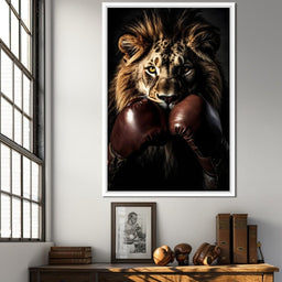 Lionheart Pugilist - NicheCanvas