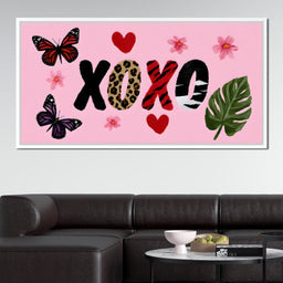 Pink Safari Love Butterfly Charm - NicheCanvas