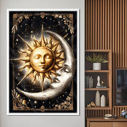 Golden alignment of the celestial bodies - NicheCanvas