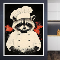 Chef Raccoon's Culinary Adventure - NicheCanvas