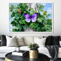 Fluttering Nature's Embrace - NicheCanvas