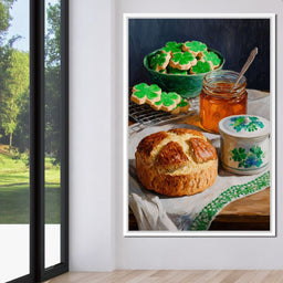 Shamrock Cookies Honey Loaf - NicheCanvas