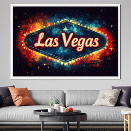 Las Vegas Neon Stardust - NicheCanvas