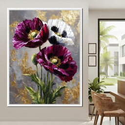 Golden Poppy Petal Sonata - NicheCanvas