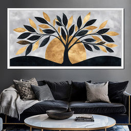Golden Dawn Tree Reverie - NicheCanvas