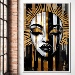 Golden Radiance Masked Essence - NicheCanvas