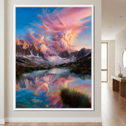 Radiant Peaks Mirror Lake Dawn - NicheCanvas