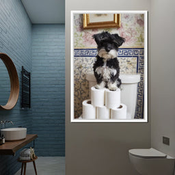 Puppy King of Soft Thrones - NicheCanvas